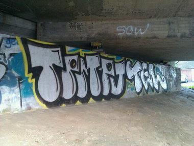 Graffiti Bombing - Photo by gartenzwerg - tempo, tel