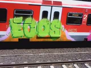 Graffiti Train - Photo by gartenzwerg - ecos