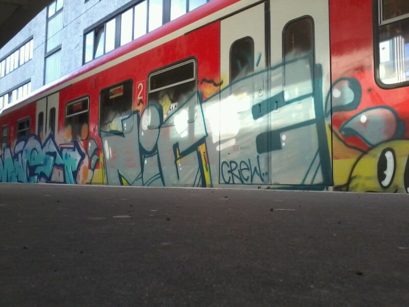 Graffiti Train - Photo by gartenzwerg - nice, nice