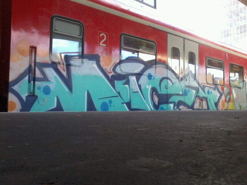 Graffiti Train - Photo by gartenzwerg - nice