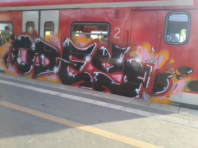 Graffiti Train - Photo by gartenzwerg - odes