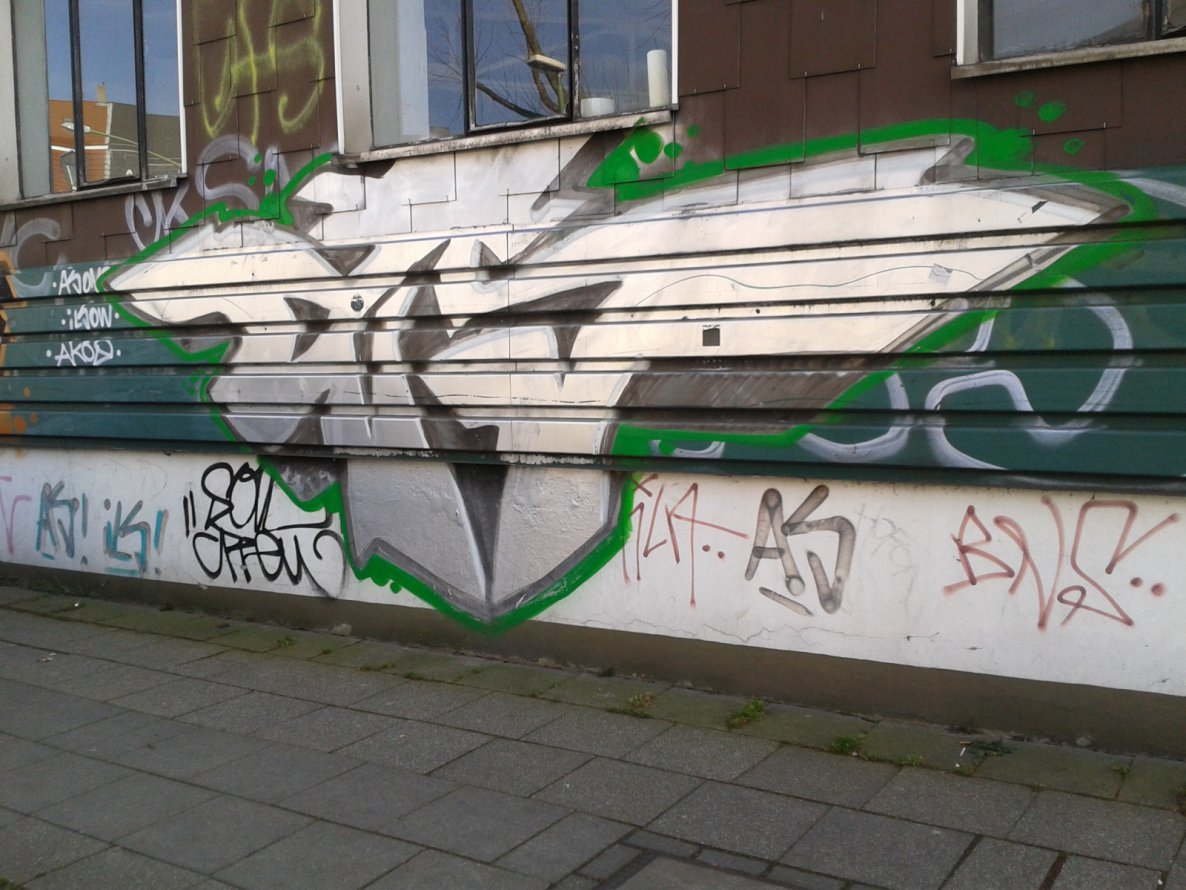Graffiti Bombing - Photo by gartenzwerg - as