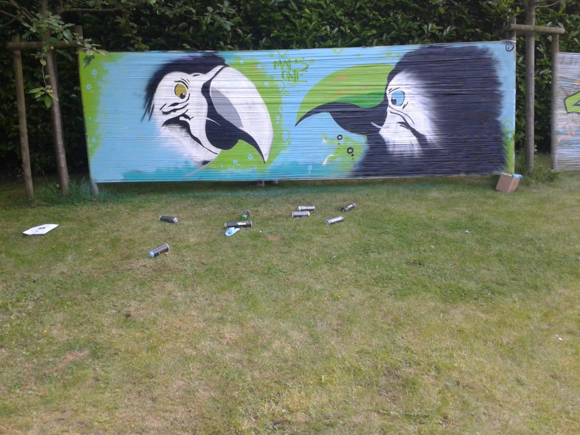 Graffiti Wall - Photo by gartenzwerg - maes