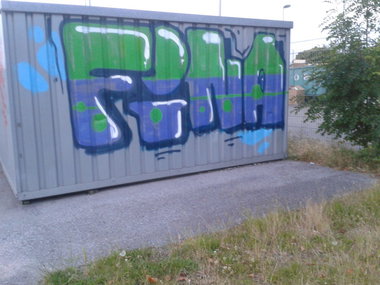 Graffiti Bombing - Photo by gartenzwerg - fina