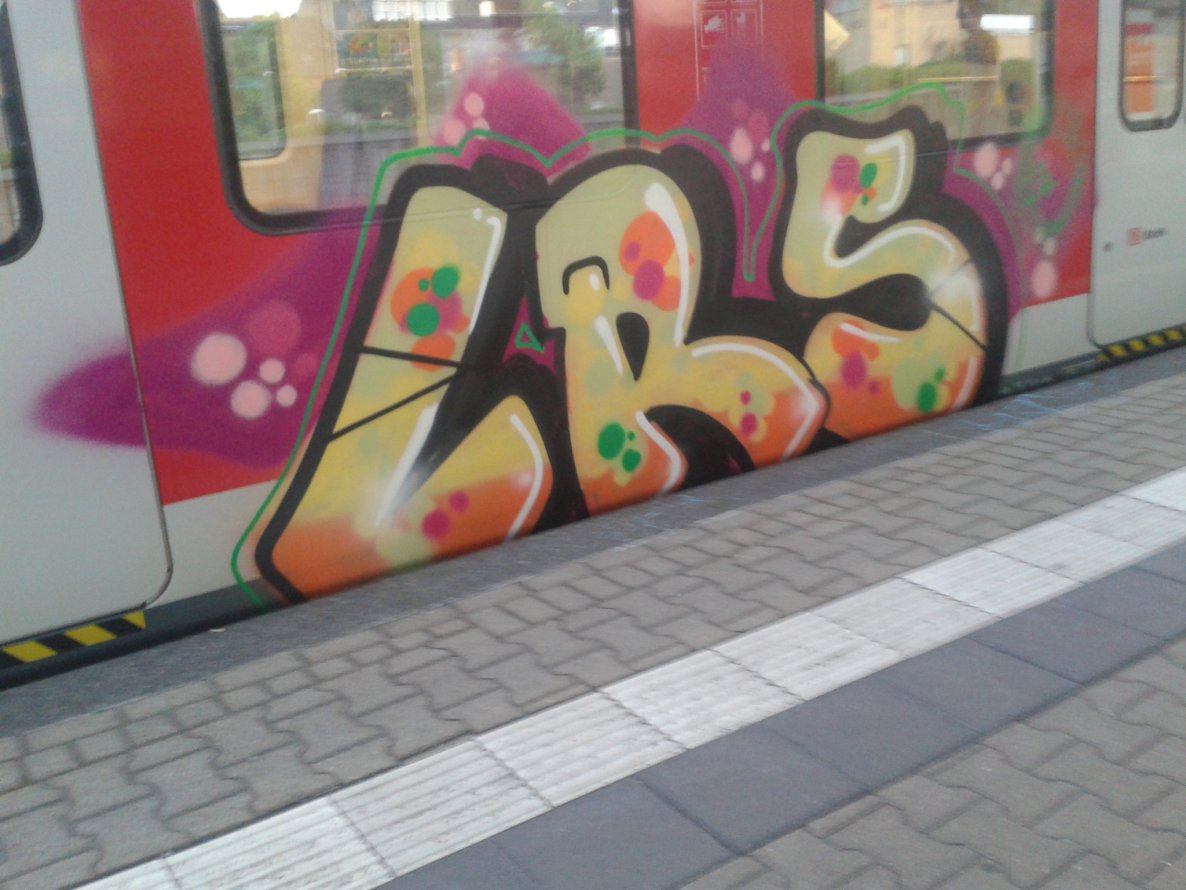 Graffiti Train - Photo by gartenzwerg - lrs