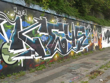 Graffiti Wall - Photo by gartenzwerg - keys