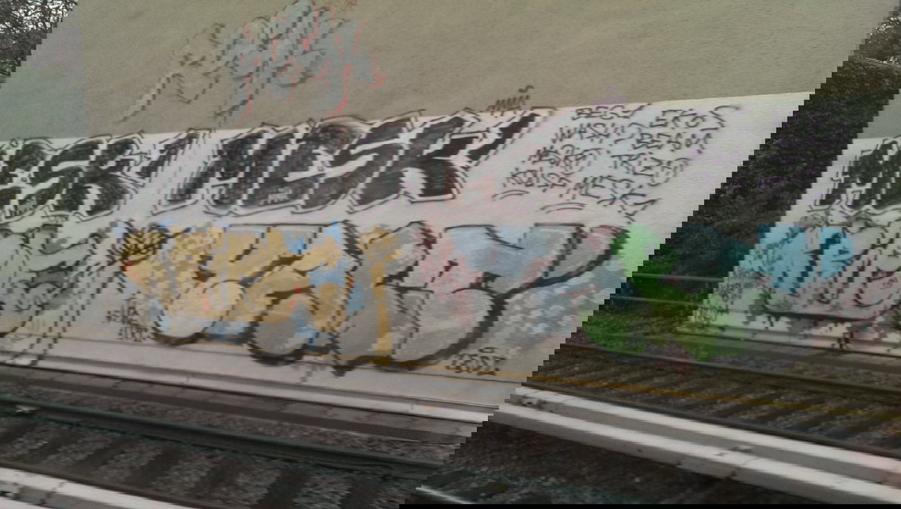 Graffiti Bombing - Photo by gartenzwerg - rock, mesk, yact