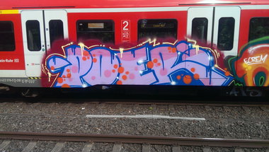 Graffiti Train - Photo by gartenzwerg - poer