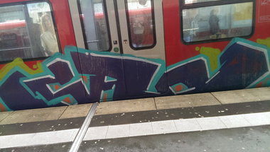 Graffiti Train - Photo by gartenzwerg - Sad