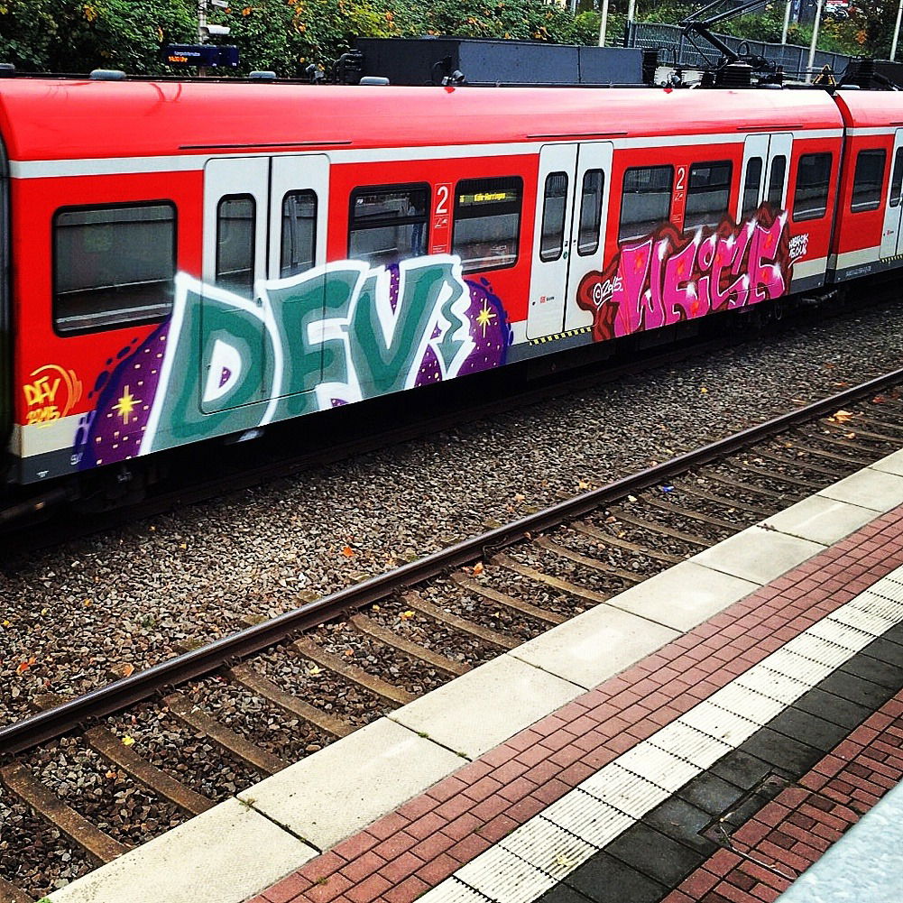 Graffiti Train - Photo by gartenzwerg - dfv, weise