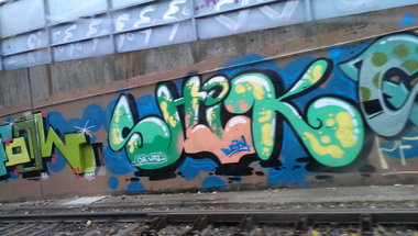 Graffiti Bombing in Essen - Photo by gartenzwerg - shik