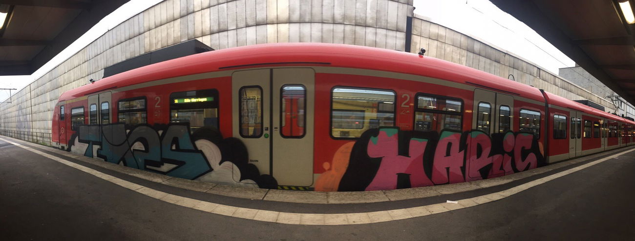 Graffiti Train - Photo by gartenzwerg - texas, haris, s6