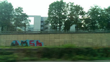 Graffiti Bombing in Essen - Photo by gartenzwerg - amsl