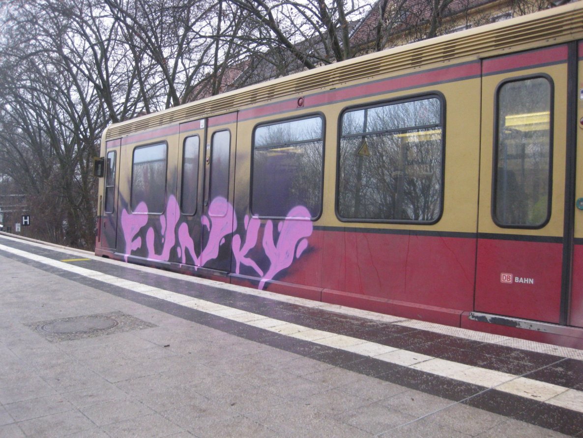 Graffiti Train - Photo by gartenzwerg - Funky