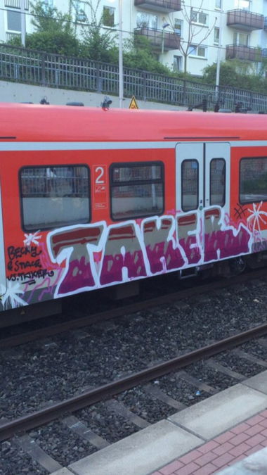 Graffiti Train - Photo by gartenzwerg - taker