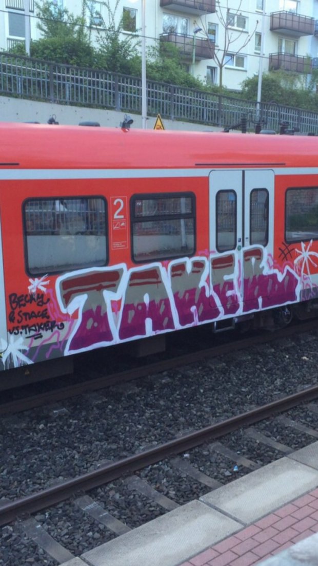 Graffiti Train - Photo by gartenzwerg - taker