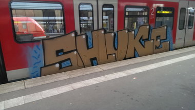 Graffiti Train - Photo by gartenzwerg - shuke