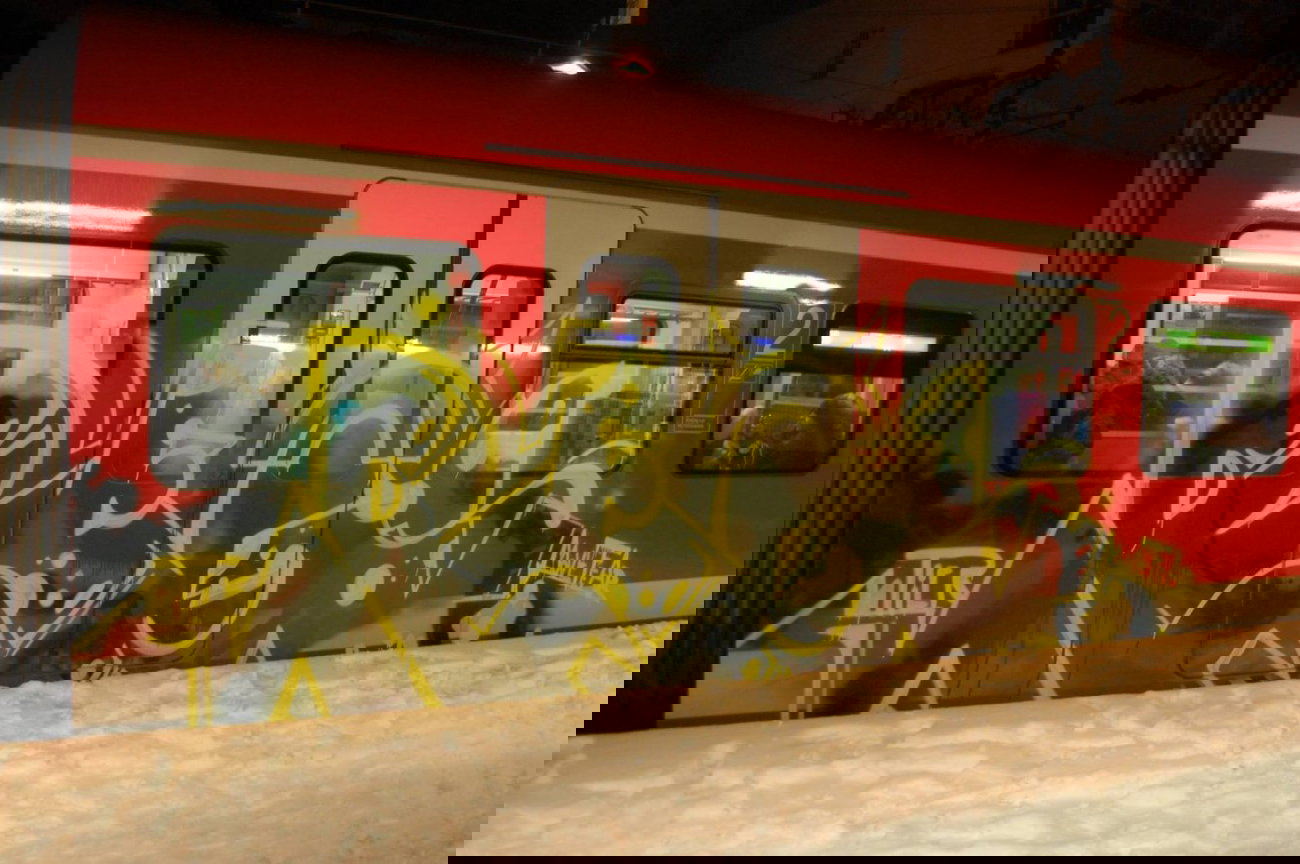 Graffiti Train - Photo by gartenzwerg