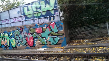Graffiti Bombing in Essen - Photo by gartenzwerg - shet