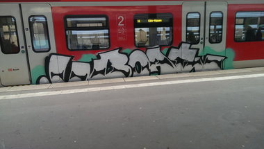 Graffiti Train - Photo by gartenzwerg - uboat