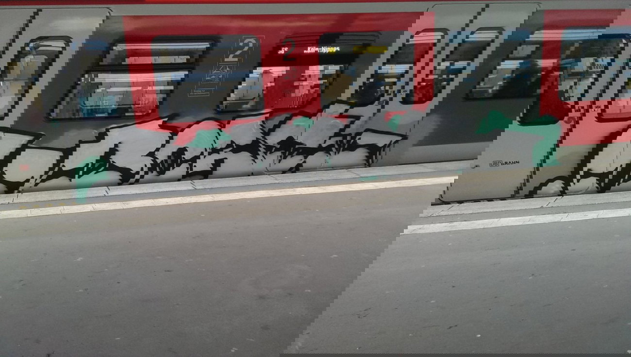 Graffiti Train - Photo by gartenzwerg - uboat