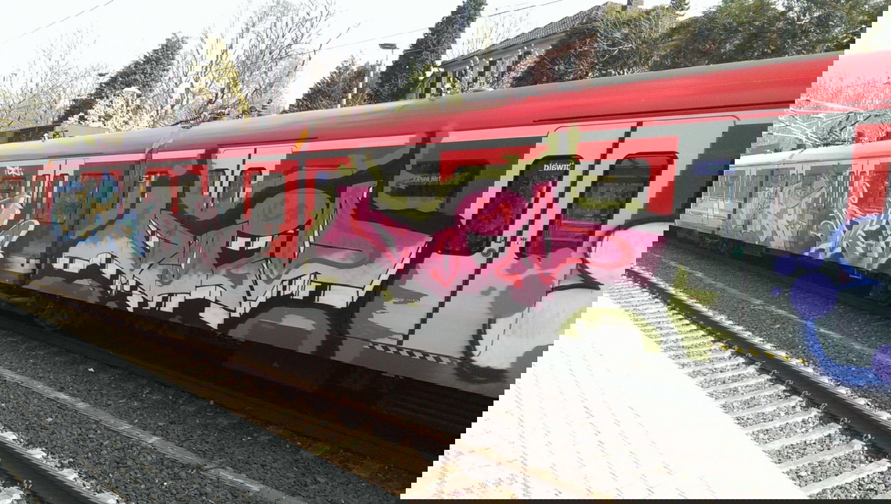 Graffiti Train - Photo by gartenzwerg - void