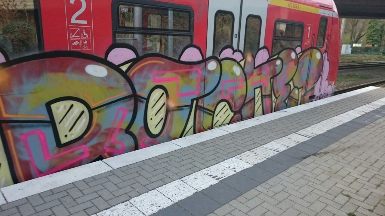 Graffiti Train - Photo by gartenzwerg - rocket