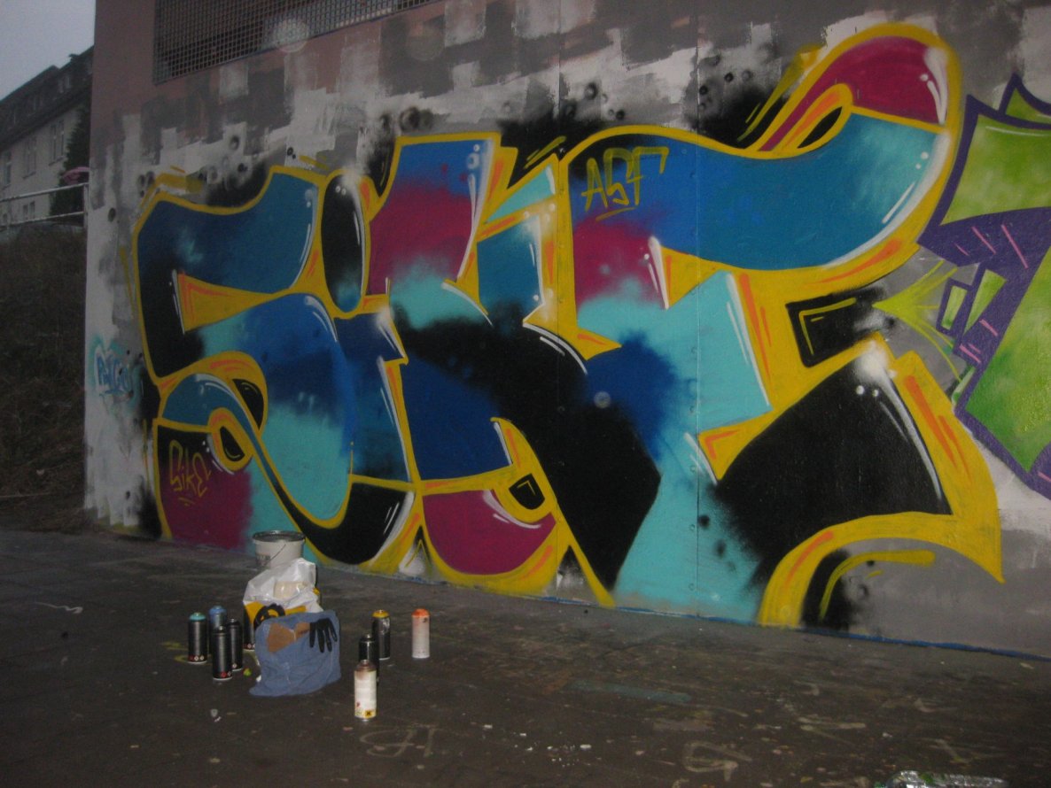 Graffiti Wall - Photo by gartenzwerg - Sike