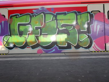 Graffiti Train - Photo by gartenzwerg - gfos