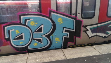 Graffiti Train - Photo by gartenzwerg - dbf