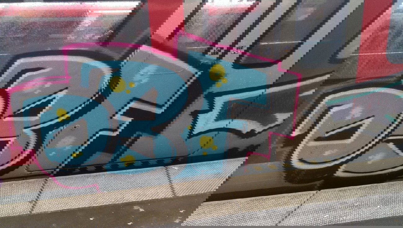 Graffiti Train - Photo by gartenzwerg - dbf