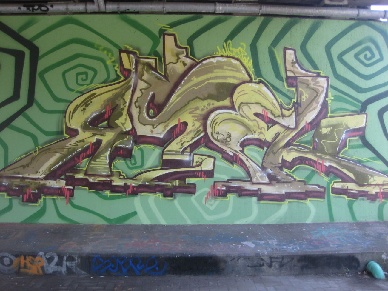 Graffiti Wall - Photo by gartenzwerg - Asek, Amsterdam, 2015
