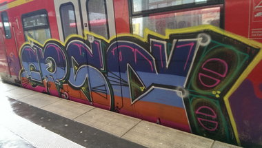 Graffiti Train - Photo by gartenzwerg - epsc