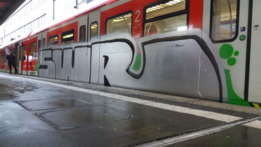Graffiti Train - Photo by gartenzwerg - SWR