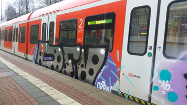Graffiti Train - Photo by gartenzwerg - DFV