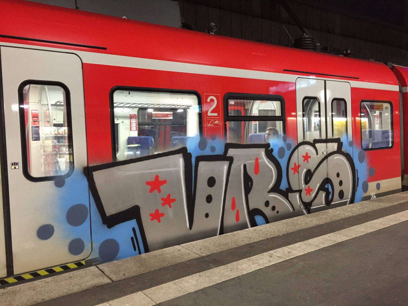 Graffiti Train - Photo by gartenzwerg - VRS
