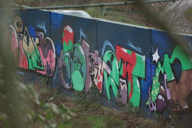 Graffiti Wall - Photo by gartenzwerg - Shet, CVA, PFLBlind