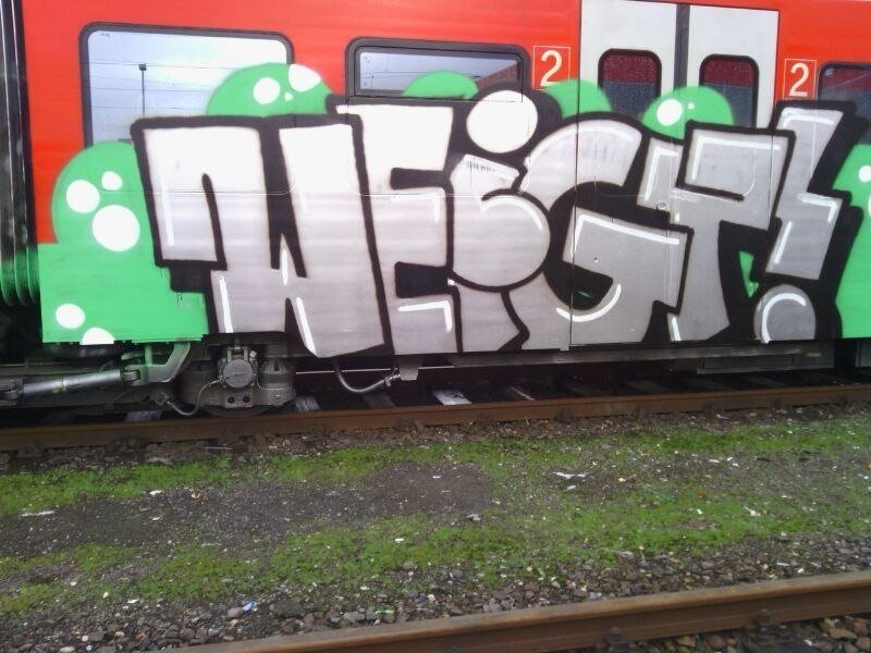 Graffiti Train - Photo by gartenzwerg - weigt!