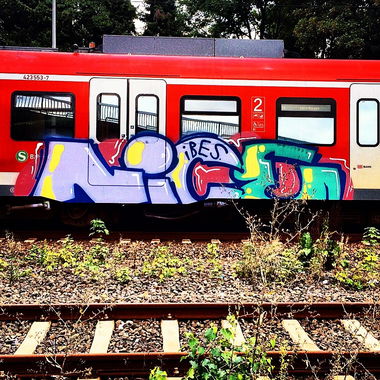Graffiti Train - Photo by gartenzwerg - nice, s6