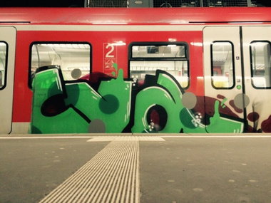 Graffiti Train - Photo by gartenzwerg - cva