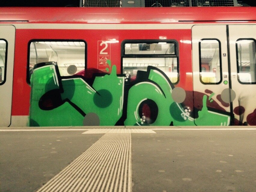 Graffiti Train - Photo by gartenzwerg - cva