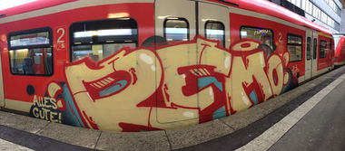 Graffiti Train - Photo by gartenzwerg - remo
