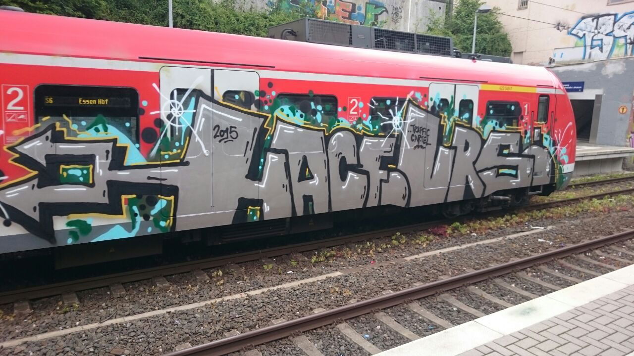 Graffiti Train - Photo by gartenzwerg - hacfvrs