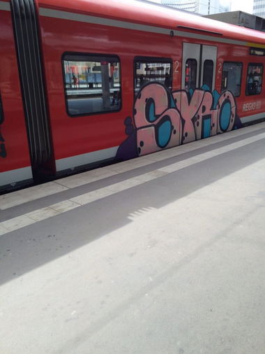 Graffiti Train - Photo by gartenzwerg - syro