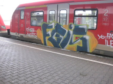 Graffiti Train - Photo by gartenzwerg - FGIS