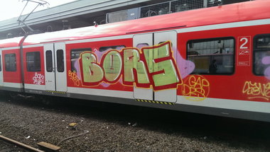 Graffiti Train - Photo by gartenzwerg - bors