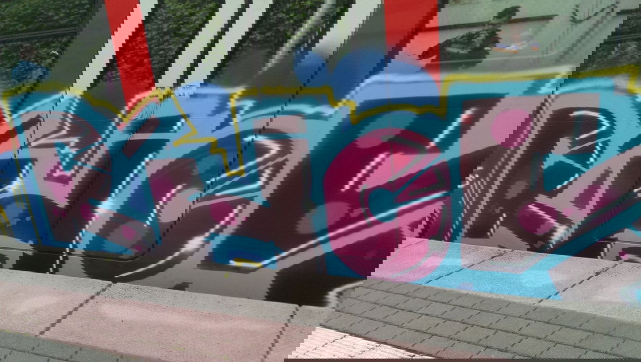 Graffiti Train - Photo by gartenzwerg - rhos