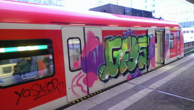 Graffiti Train - Photo by gartenzwerg - gfos