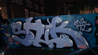 Graffiti Bombing - Photo by gartenzwerg - shik, pfl, cva