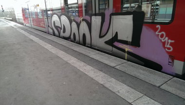 Graffiti Train - Photo by gartenzwerg - spook